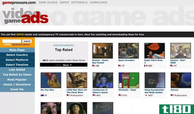 Watch video game advertisements from NES to PS4 at GamePressure