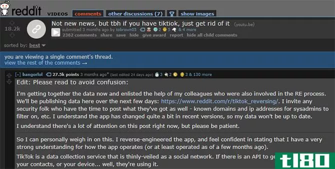 The Reddit thread that started the recent investigation