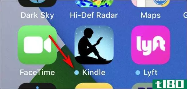 在iphone或ipad主屏幕上蓝色点是什么意思？