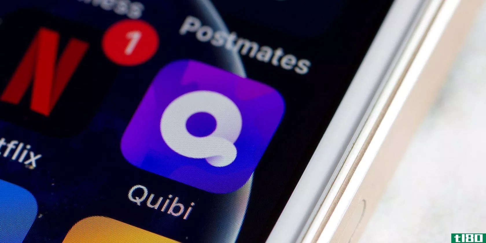 Quibi app on a phone