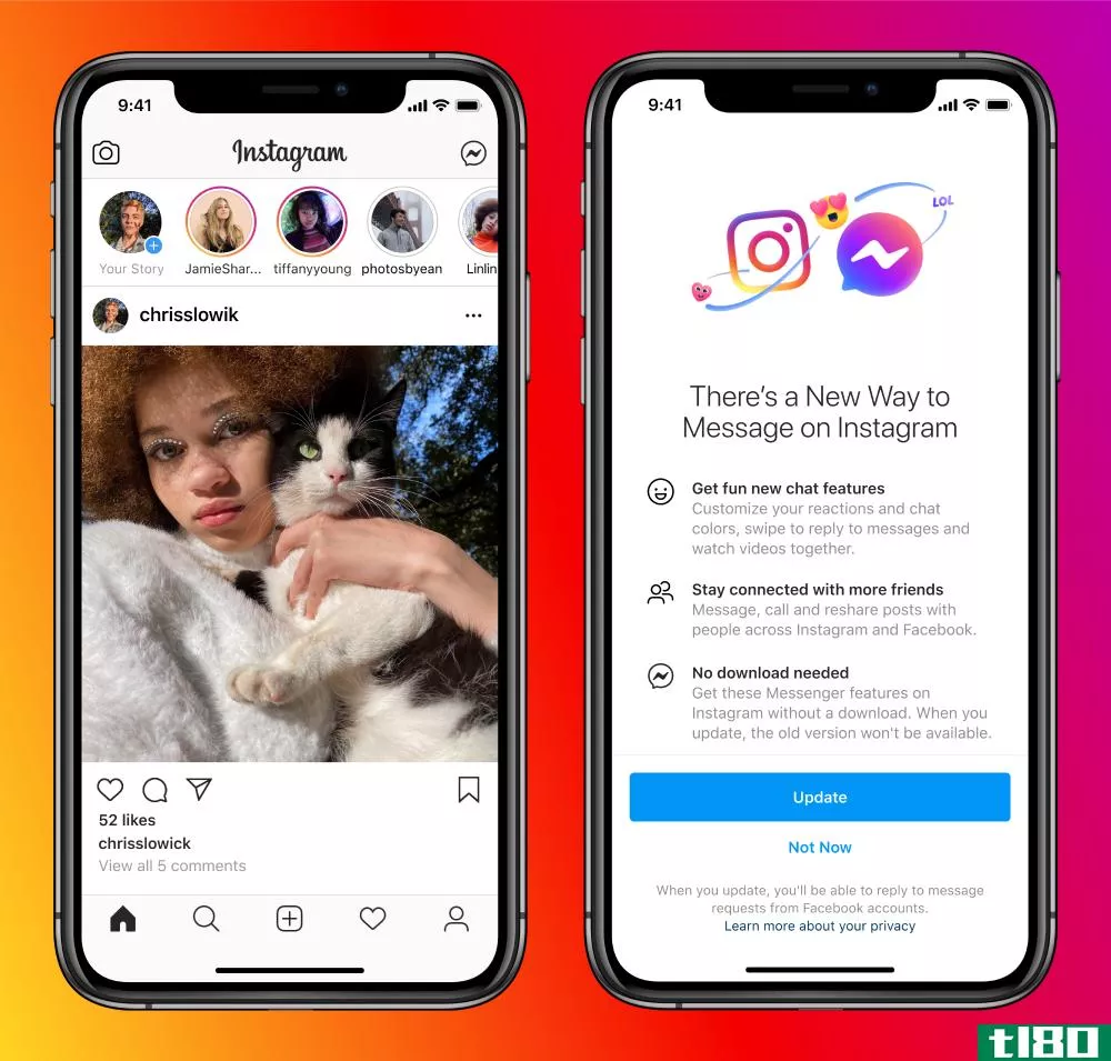 Messenger Features Come to Instagram