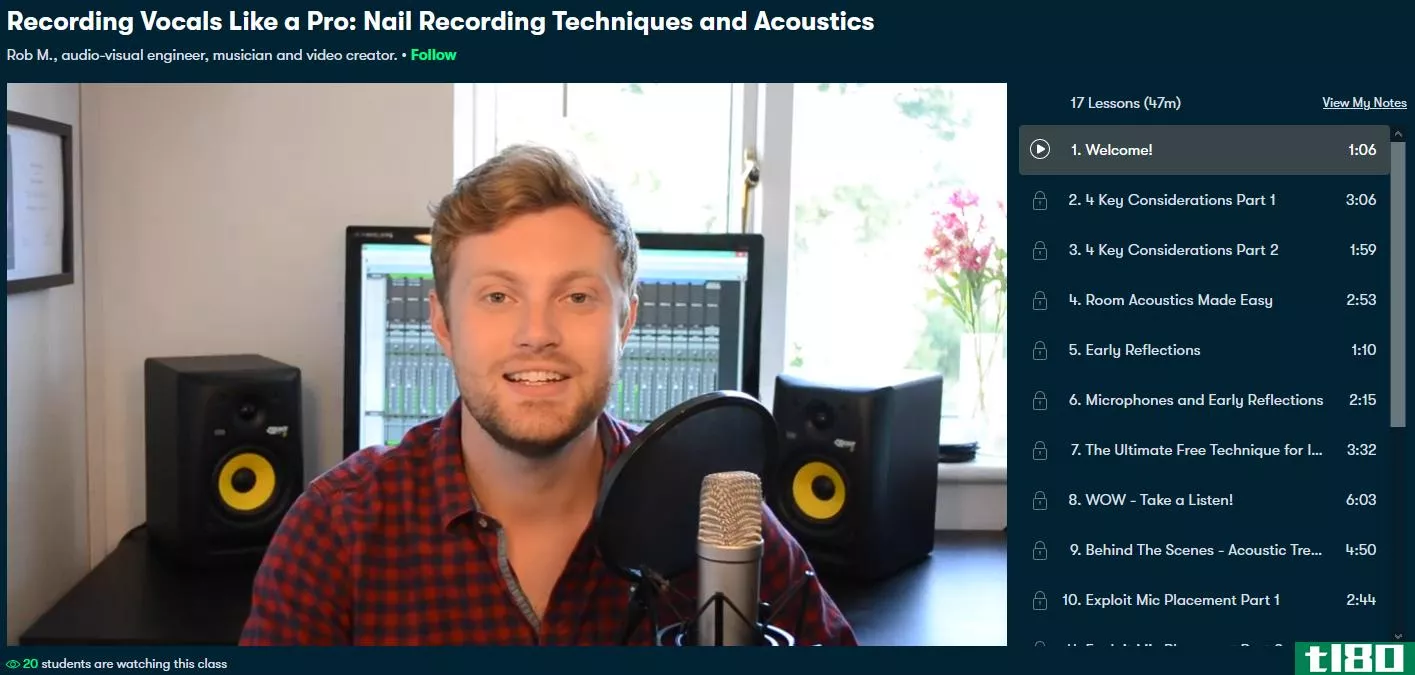 Skillset-recording vocals like a pro voiceover course