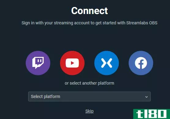 Streamlabs Connect Account