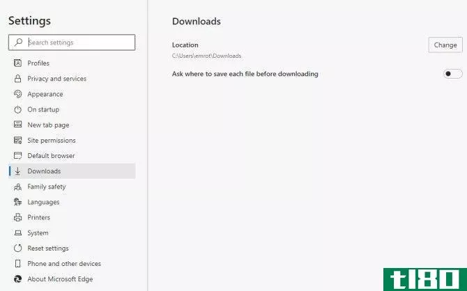 Move User Folder Change Microsoft Edge Downloads