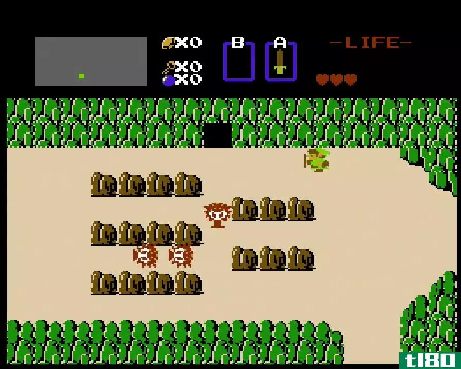 Legend of Zelda NES Screenshot