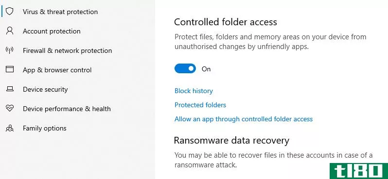 Controlled Folder Access