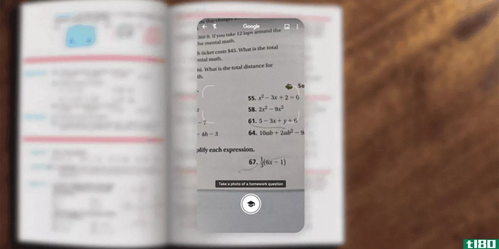 谷歌镜头现在可以帮助解决数学和科学问题