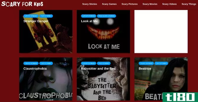 Scary for Kids finds children-friendly horror stories, games, and articles