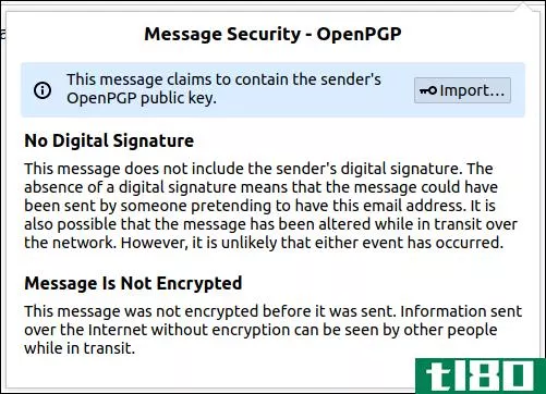 如何在thunderbird中使用openpgp加密电子邮件