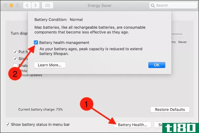 如何在mac上关闭电池健康管理