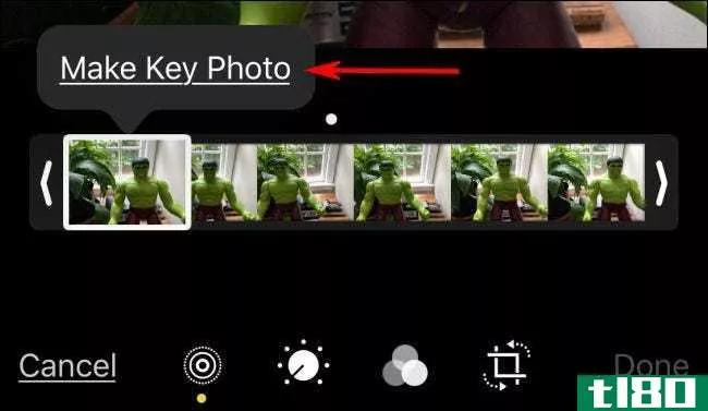 如何从iphone上的实时照片中提取静止图像