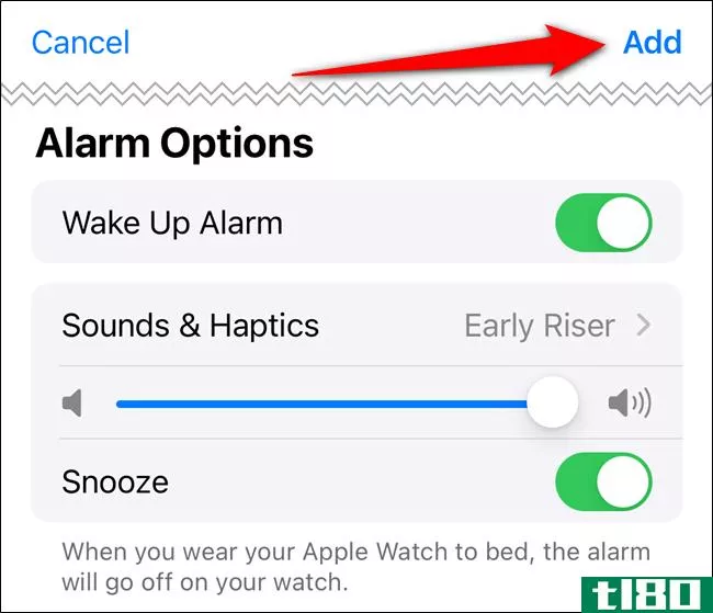 如何在apple watch上设置睡眠跟踪
