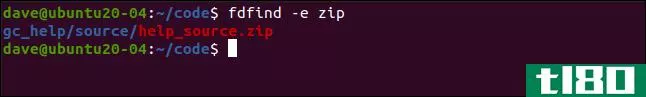 如何在linux上使用fd命令