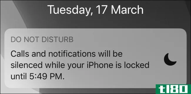 如何在iphone上临时启用“请勿打扰”模式