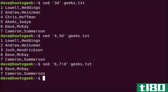 如何在linux上使用sed命令
