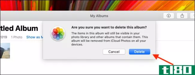 如何删除iphone、ipad和mac上的相册