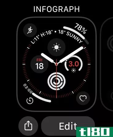 如何删除apple watch上的表面