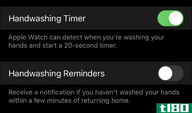如何在apple watch上启用洗手检测