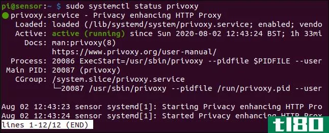 如何使用raspberry pi作为代理服务器（使用privoxy）