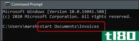 如何在windows10上使用命令提示符打开文件资源管理器