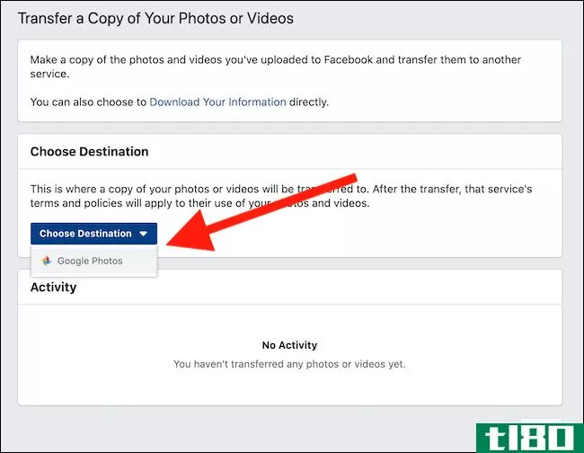 如何将您的facebook照片和视频传输到谷歌照片