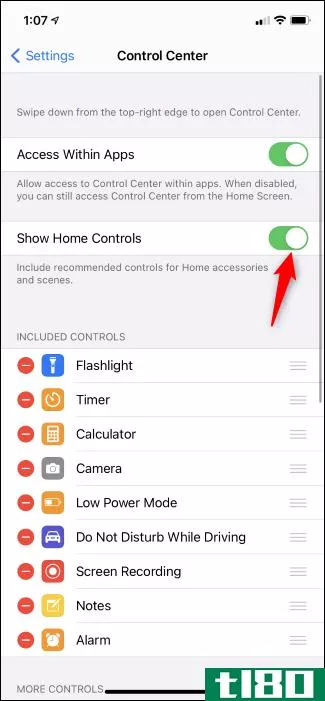 如何在iphone或ipad的控制中心控制智能家居设备
