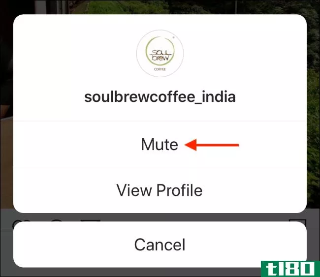 如何让instagram上的人静音