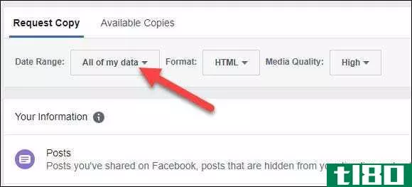如何查看facebook在你身上有哪些数据