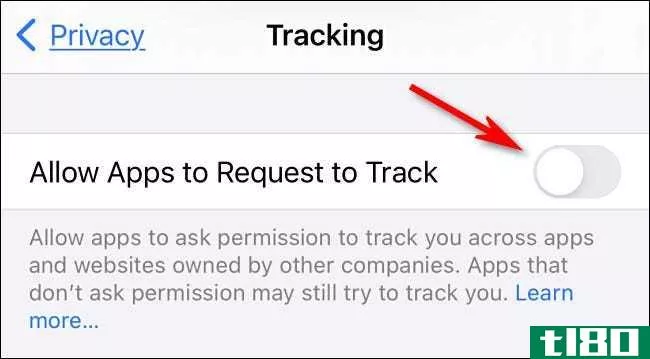 如何阻止iphone应用程序要求跟踪你的活动
