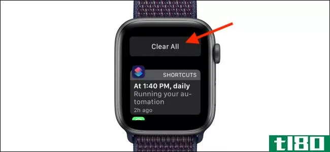 如何快速清除apple watch上的所有通知