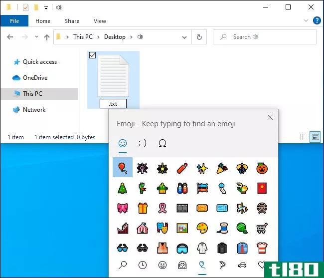 ✨ 在Windows10上，可以在文件名中使用表情符号