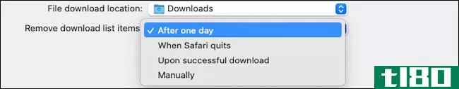 如何在mac上的safari中自动擦除浏览历史记录
