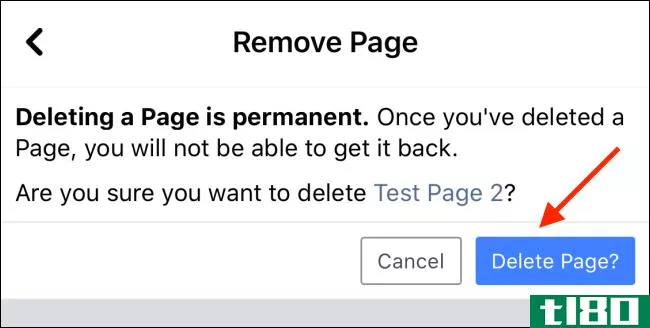 如何隐藏或删除facebook页面