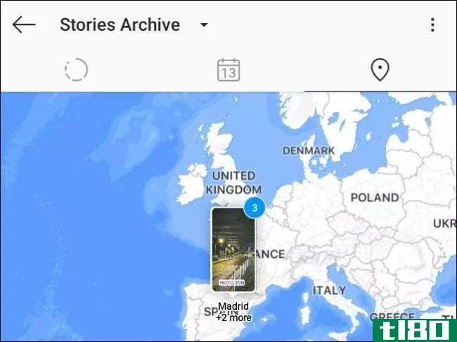 如何在地图上查看所有instagram故事