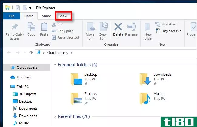如何在Windows10上显示文件资源管理器的预览窗格