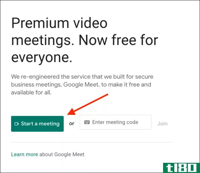 如何启动googlemeet视频会议