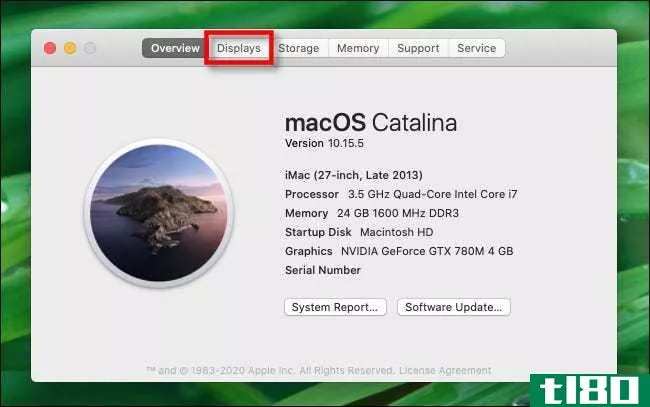 如何找到mac的屏幕分辨率