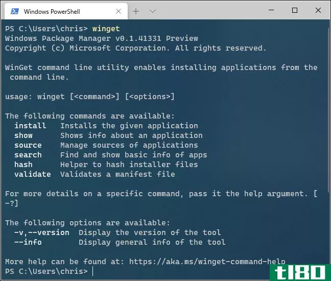 如何使用Windows10的软件包管理器“winget”
