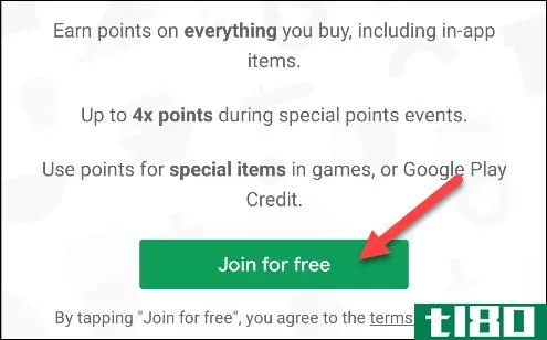 join google play points for free