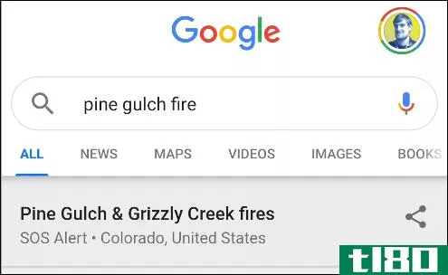 如何在谷歌地图上追踪野火的移动