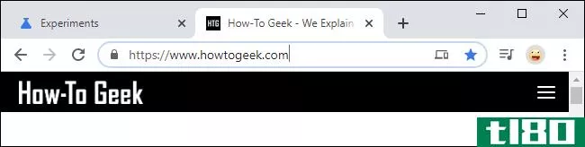 如何在googlechrome中始终显示完整的url