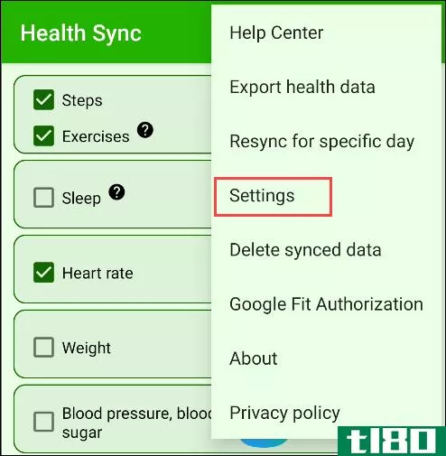 如何将三星health的健身数据同步到google fit