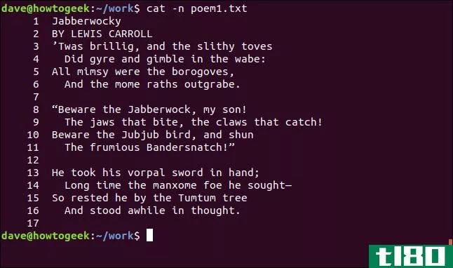 如何使用linux cat和tac命令