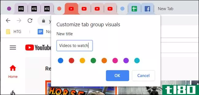 如何在googlechrome中启用和使用选项卡组