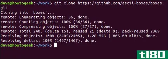 如何在linux上使用git安装软件