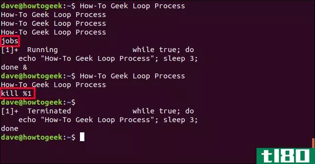 如何在linux上运行和控制后台进程