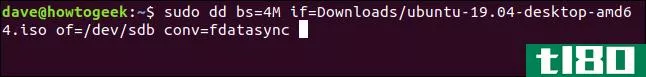 linux下如何将iso文件刻录到u**驱动器