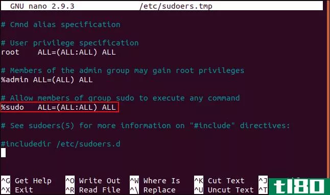 linux下如何控制sudo访问