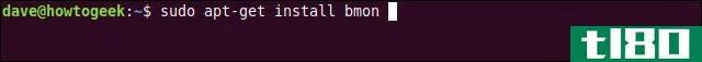 linux下如何使用bmon监控网络带宽