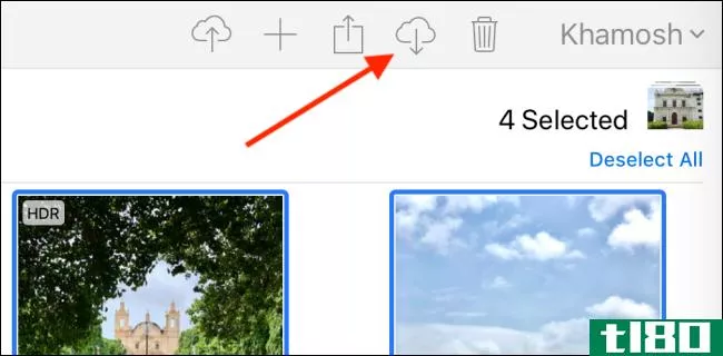 如何将iphone照片从icloud下载到mac